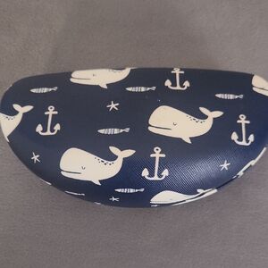 Jessica McClintock Blue and White Sunglasses